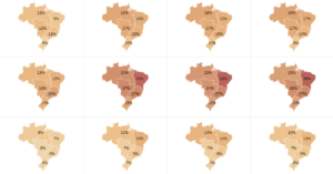 Pesquisa Datafolha por regiões – junho 2018